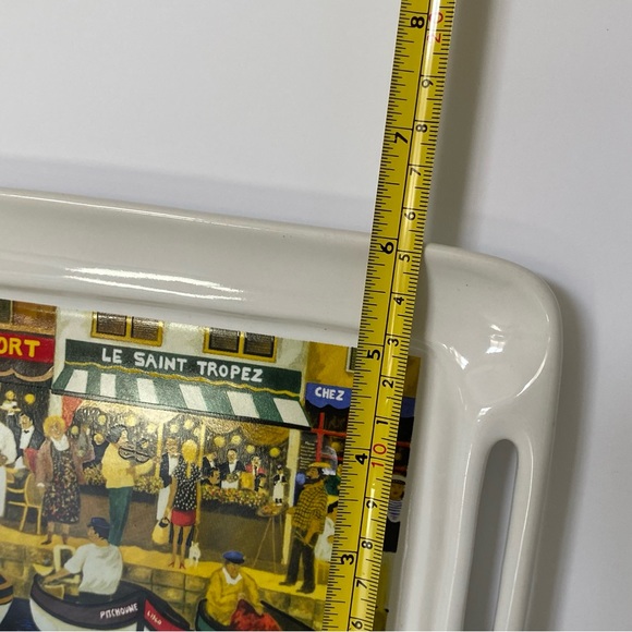 Guy Buffet Collection California Pantry Small Cheese Cracker Platter Plate 2003 - Picture 14 of 16